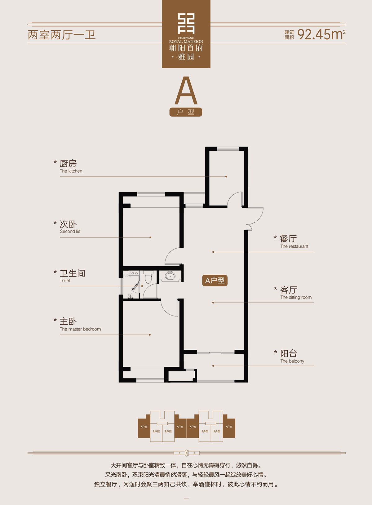 朝阳首府户型图图片