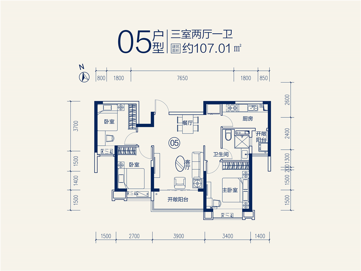 鄭州恒大未來之光二期05戶型_鄭州恒大未來之光戶型圖-鄭州搜狐焦點網