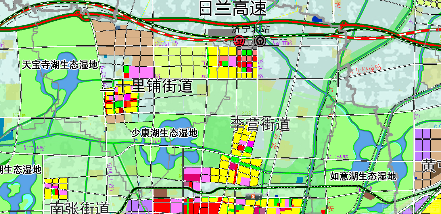 济宁快速路详细规划图图片