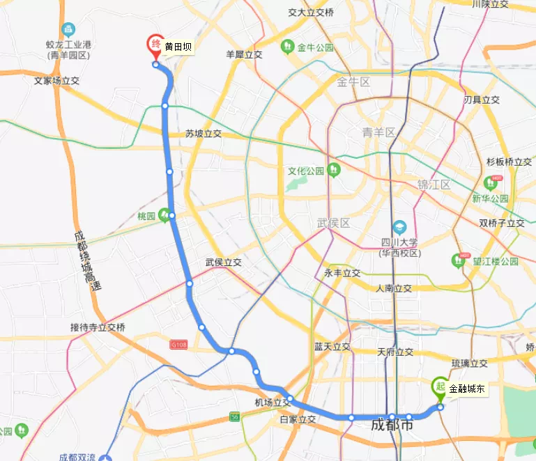 成都地铁9号线环线图图片