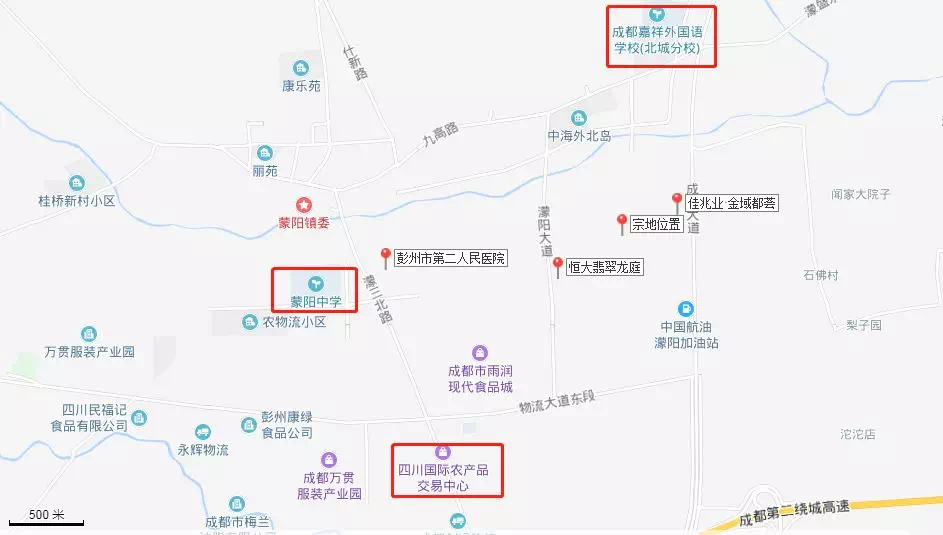 土拍预告：成都百里中轴线亩地即将出让