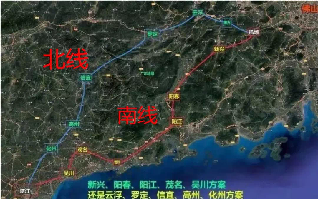 阳春高铁线路图图片