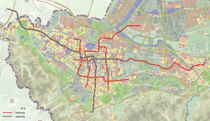 绍兴孙端街道地铁图片