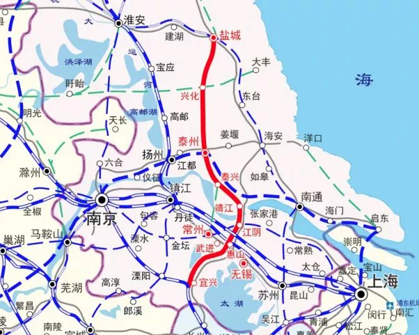 长三角城际铁路规划图片