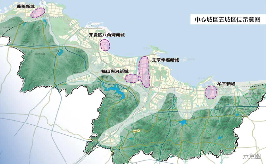 烟台幸福新城规划图图片