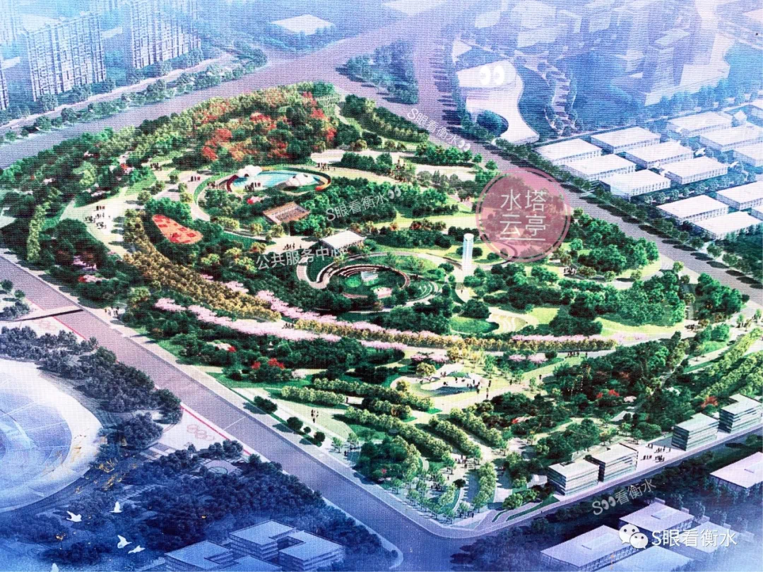 衡水市奥体中心公园效果图转载:s眼看衡水