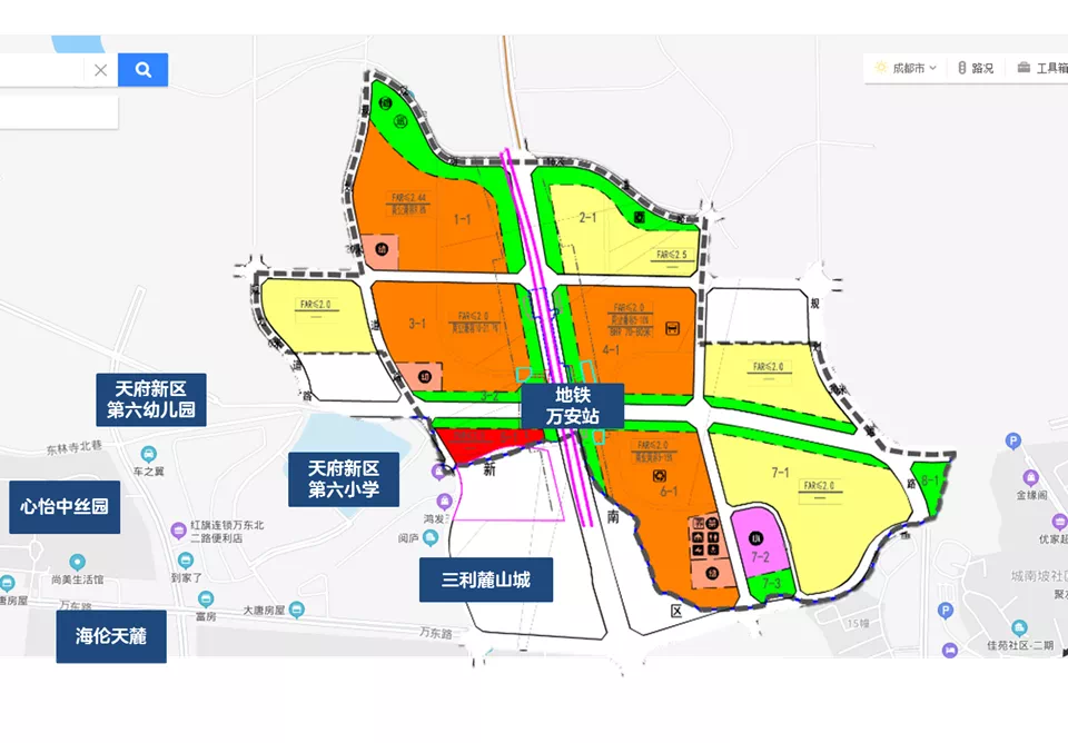 6号线万安站tod带入大众视野!