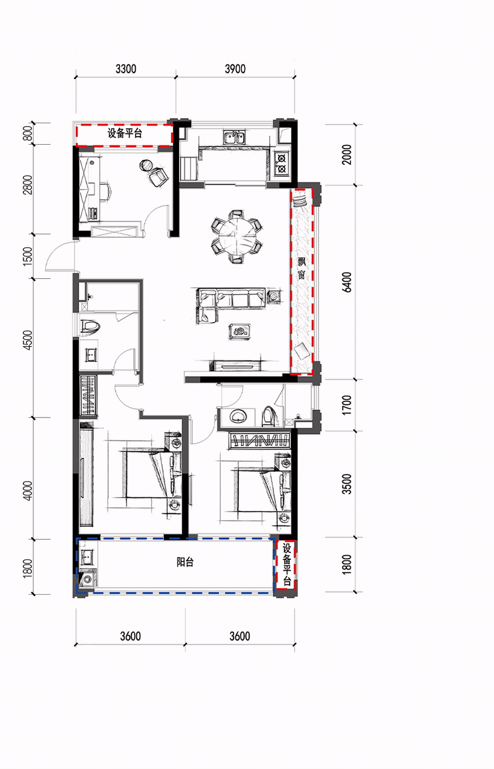 樾湖湾 | 建面约127㎡宝藏户型已送达 开启宅家理想生活