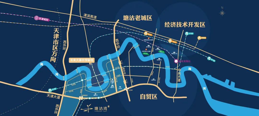 天津西中环跨海河桥计划年内开工