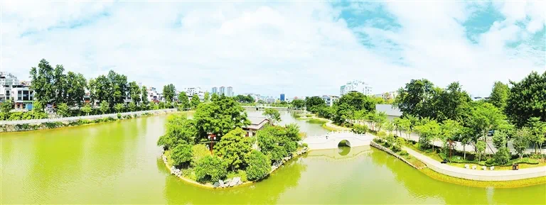 河源鳄湖公园升级改造 提升老城"绿色颜值"!
