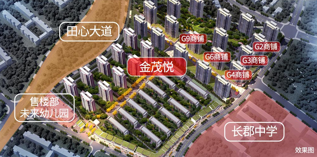 [株洲金茂悦]长郡旁 万人社区 准现铺 爆款盘盛大启筹!