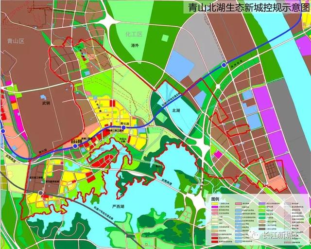 长江新城对岸青山区将迎巨变!北湖生态新城来了!