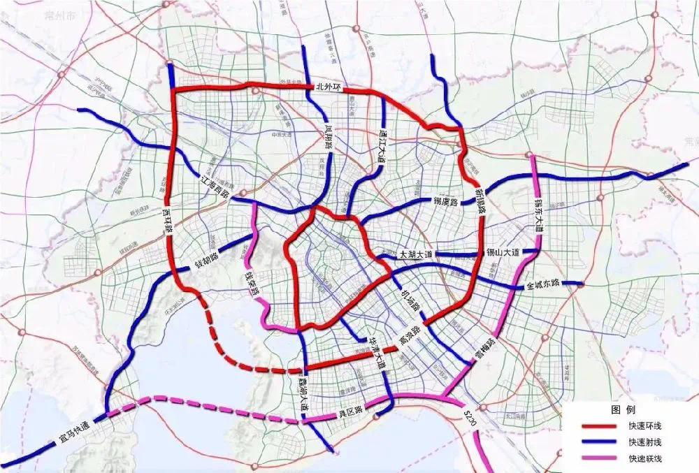 中环呼之欲出312国道沿线物流空间或将重新布局一说到无锡的快速路网
