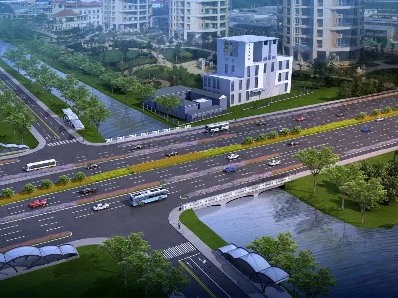 江北新区横江大道部分路段,将于今年底交工