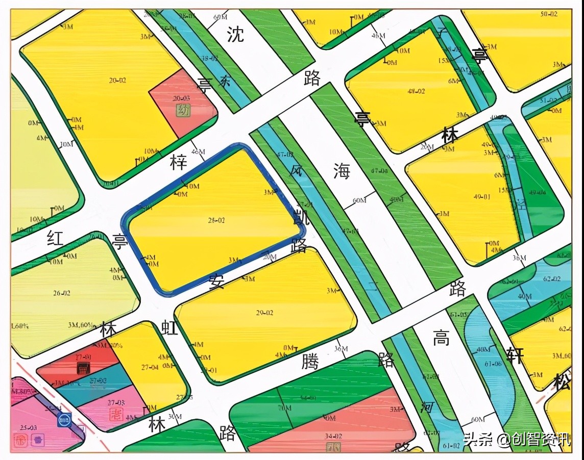 5亭林镇现状亭林镇本次推出2幅住宅用地,共计10717亩,供应住宅面积8