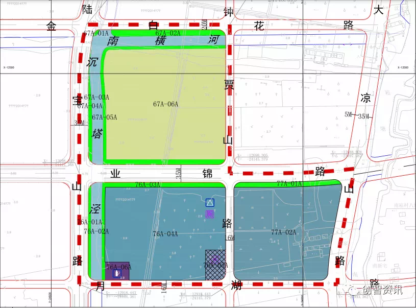 佘山北大型居住区(佘北大居)新规划 增设教育,医疗用地 围观