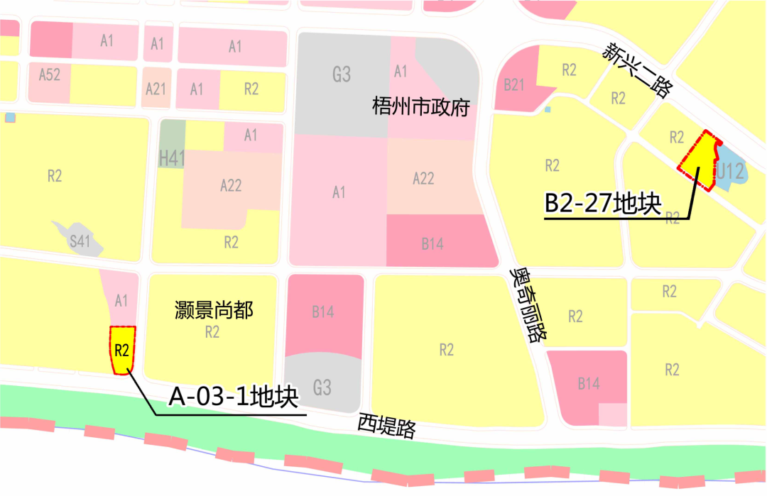 梧州多宗地块的控规有调整