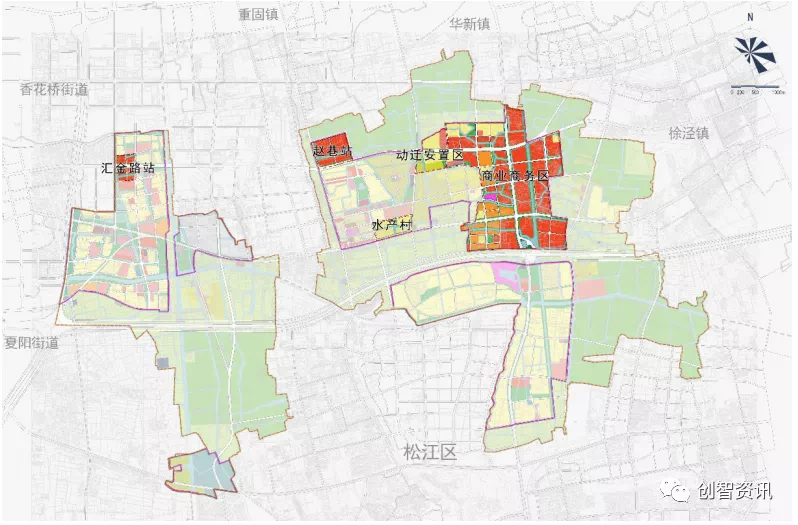 较新:上海市青浦区赵巷镇总体规划 含近期重点建设区域和项目