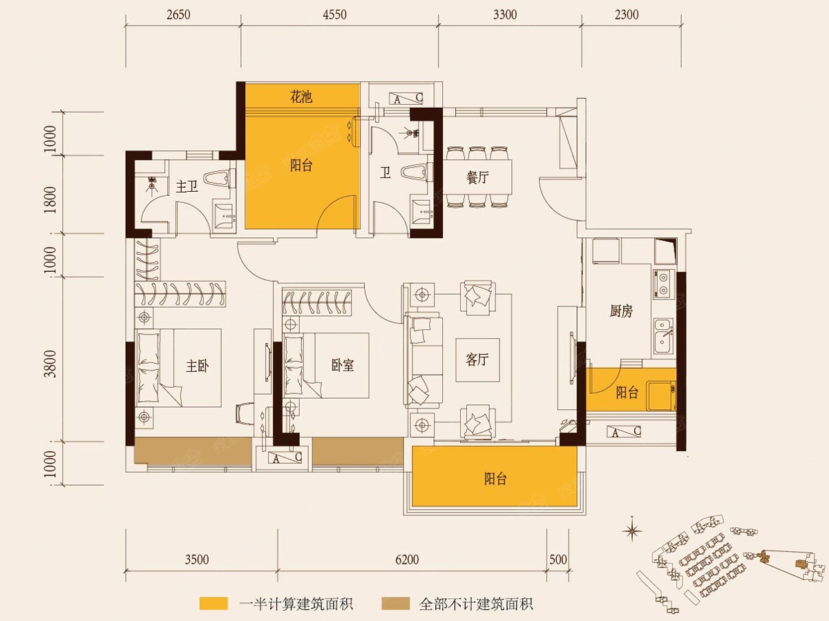 金色海伦湾1幢03户型_金色海伦湾户型图-江门搜狐焦点网