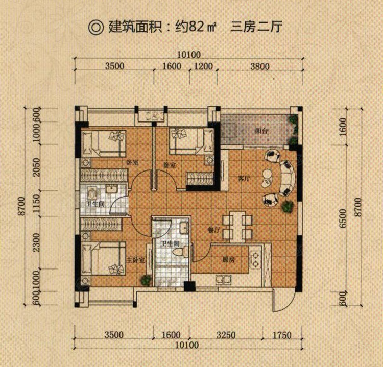 怡美花园户型图