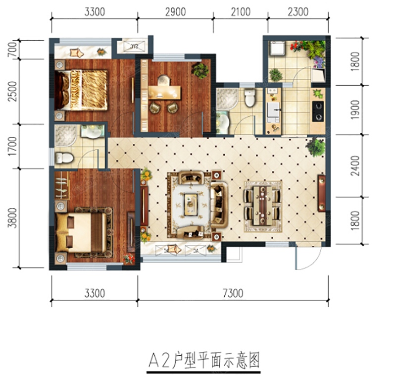 成都鑫苑鑫都汇户型图图片