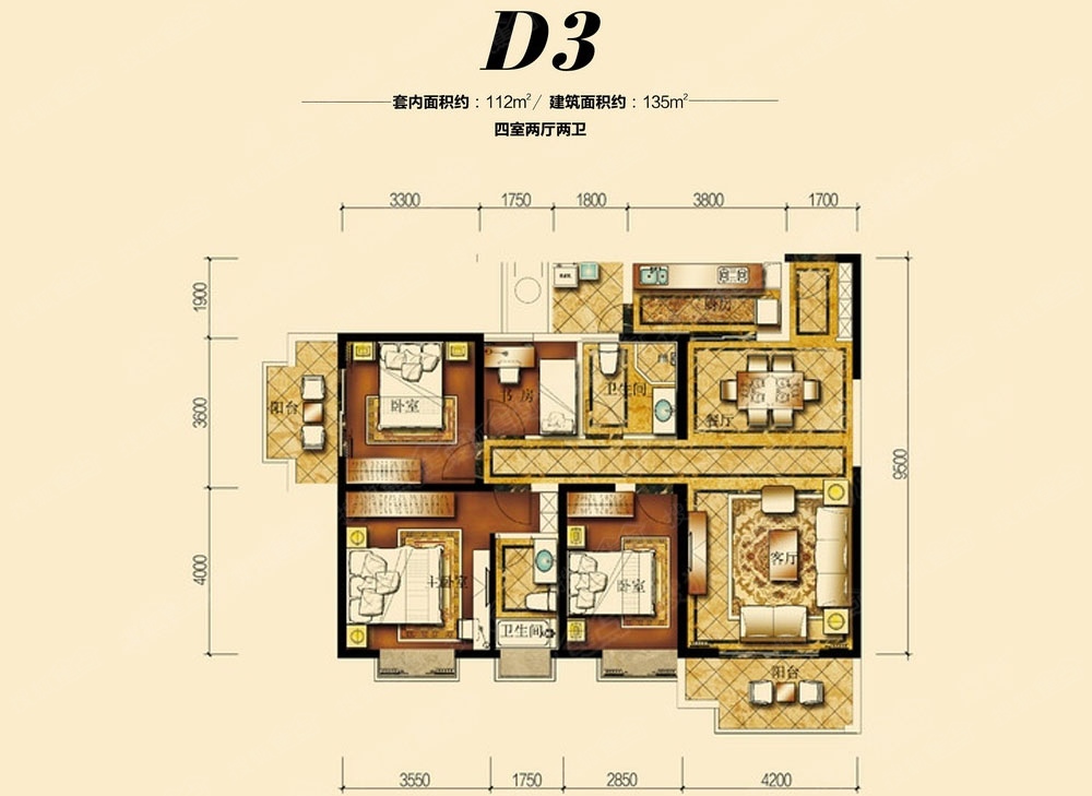 俊发盛唐城户型图图片