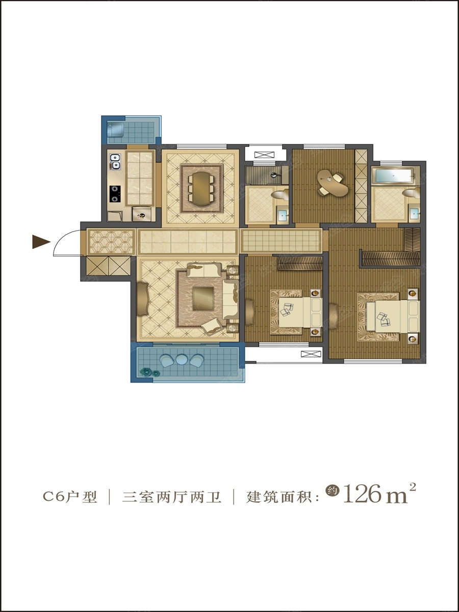 中国铁建西派国际c6_中国铁建西派国际户型图-西安搜狐焦点网
