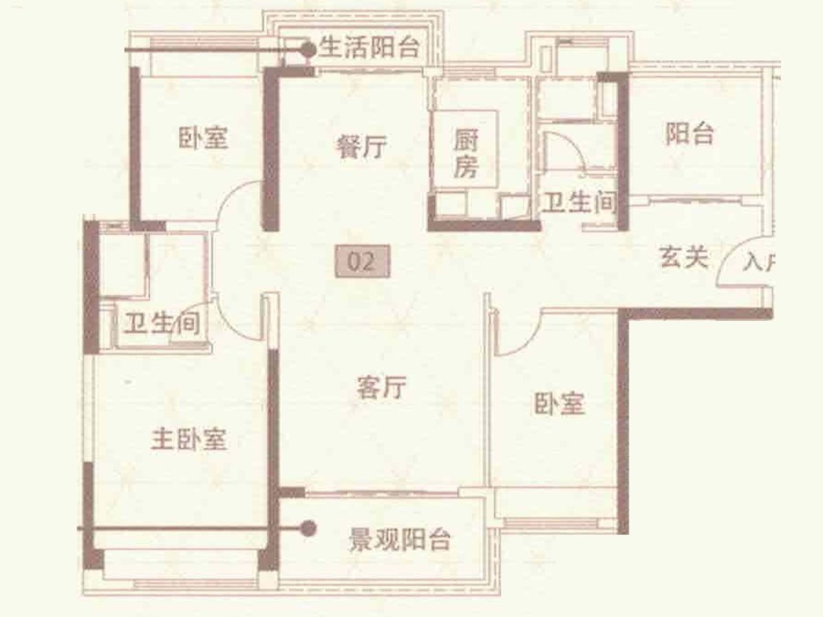 保利碧桂园天汇10座02,03_保利碧桂园天汇户型图-佛山搜狐焦点网