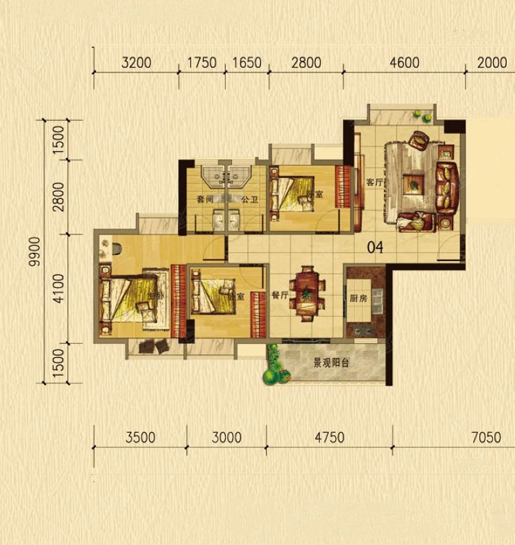 香樟美地户型图-0室0厅0卫