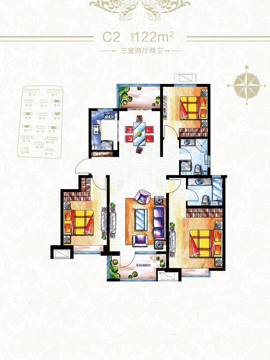 绿地城c2_绿地城户型图-济南搜狐焦点网