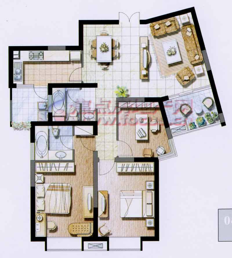 紫鑫中华广场a2栋02室