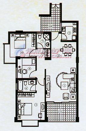 时代尊城时代尊城d1型_时代尊城户型图-成都搜狐焦点网