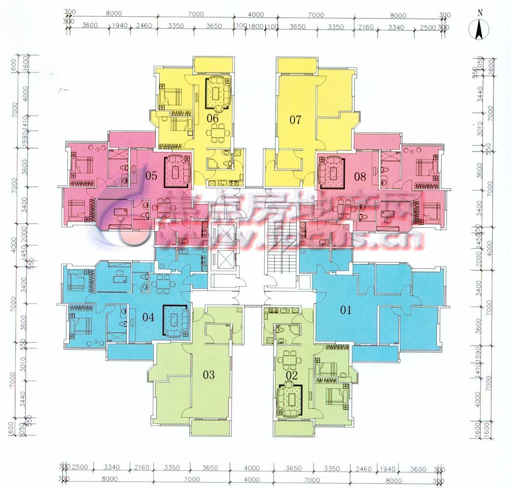 翠竹苑翠竹苑a2棟6-24層平面圖_翠竹苑戶型圖-廣州搜狐焦點網