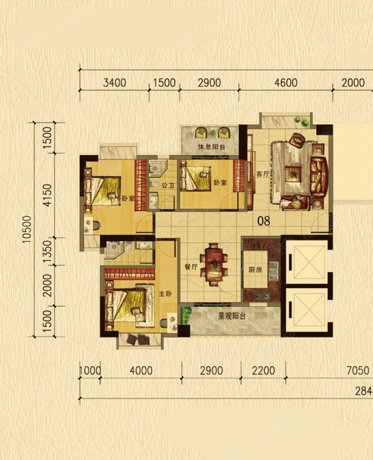 香樟美地户型图-0室0厅0卫