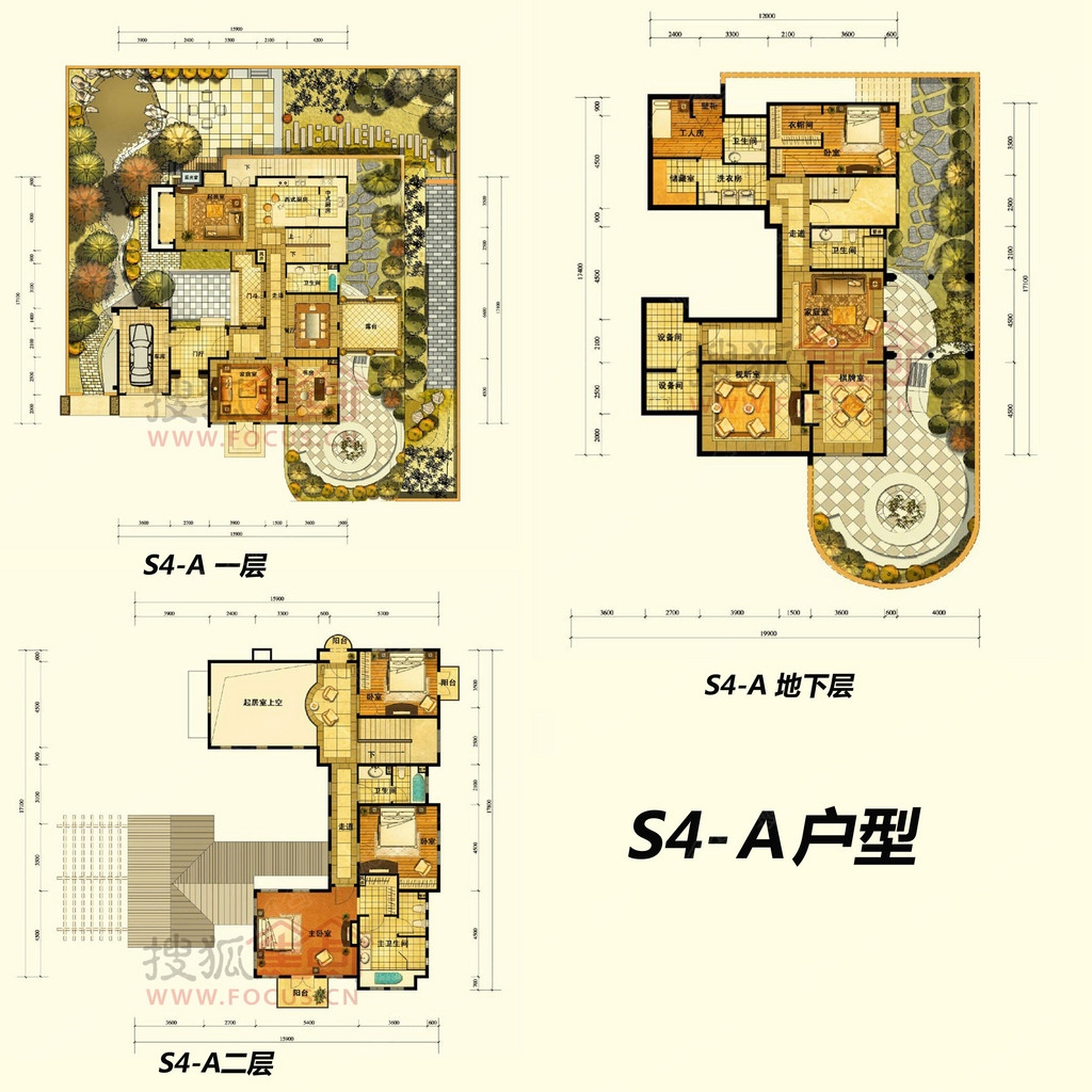 鲁能格拉斯小镇s4-a_鲁能格拉斯小镇户型图-北京搜狐焦点网