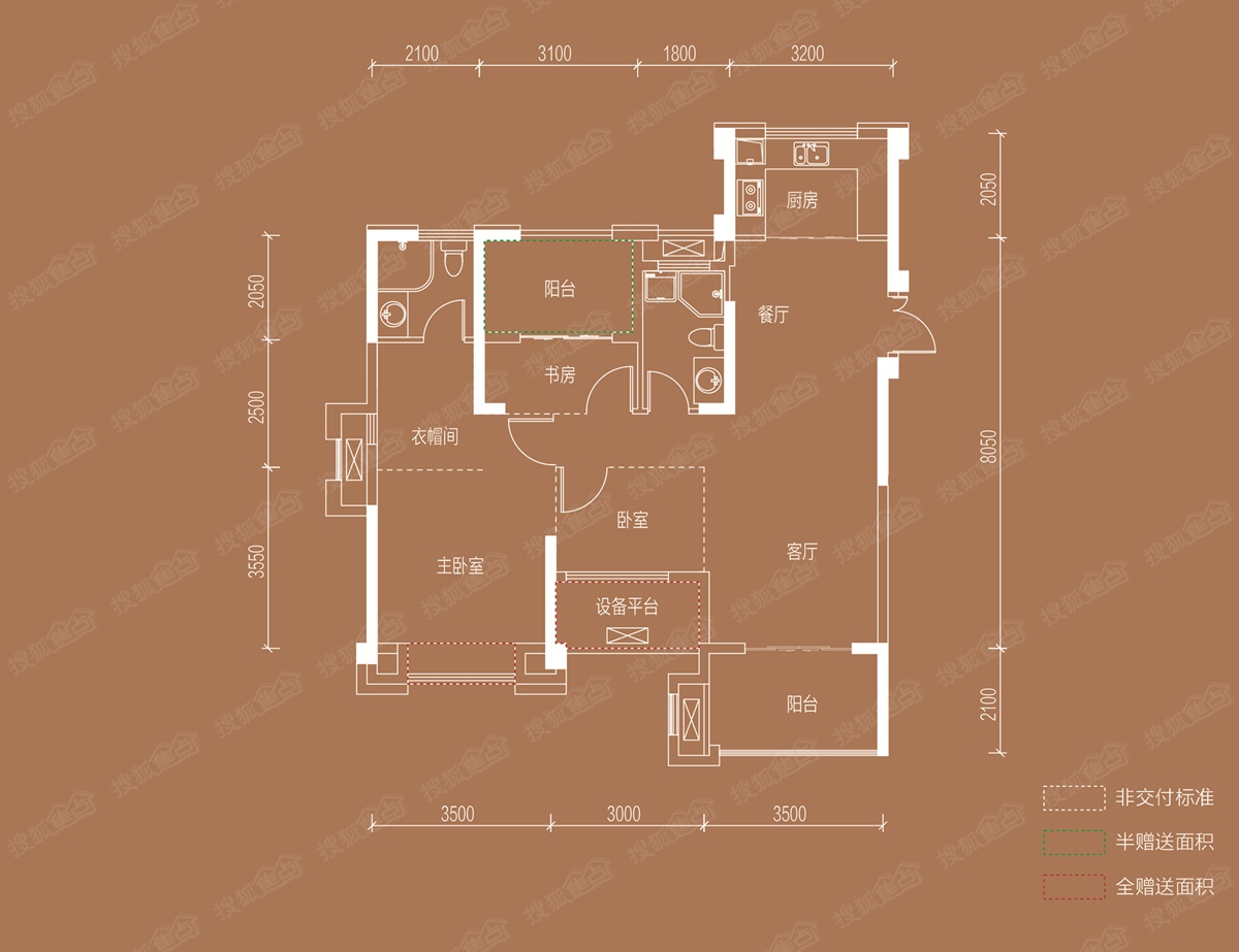 蓝鼎星河府雅徽苑5#9#10#边户_蓝鼎星河府户型图-合肥搜狐焦点网