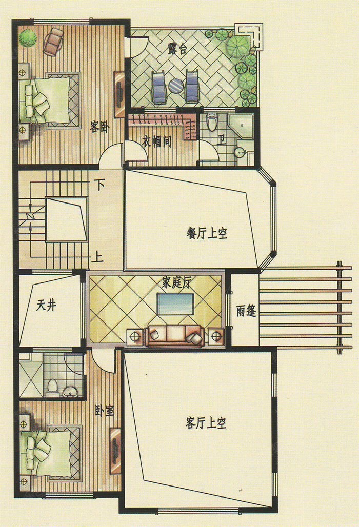 保利西海岸b户型二层图