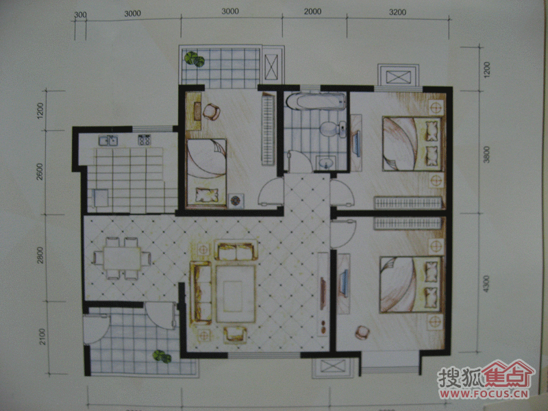 金域蓝湾金域蓝湾 3 c_金域蓝湾户型图-衡水搜狐焦点网