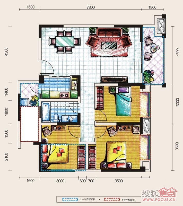 洛森堡映山125栋h4_洛森堡映山户型图-成都搜狐焦点网