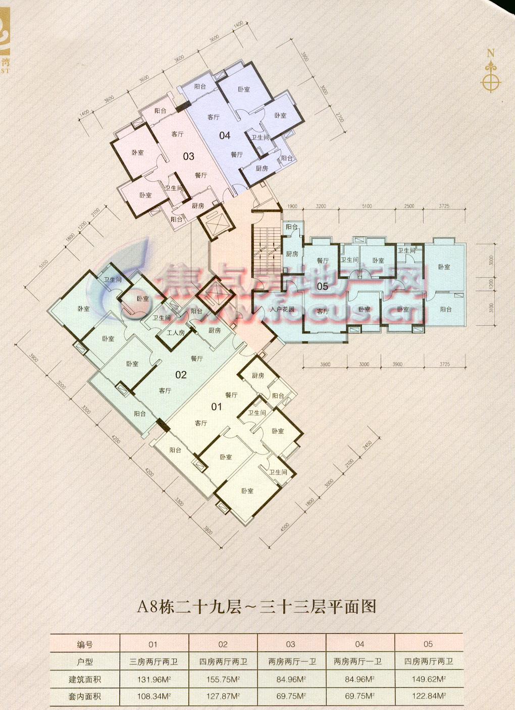 汕头金沙湾户型图图片