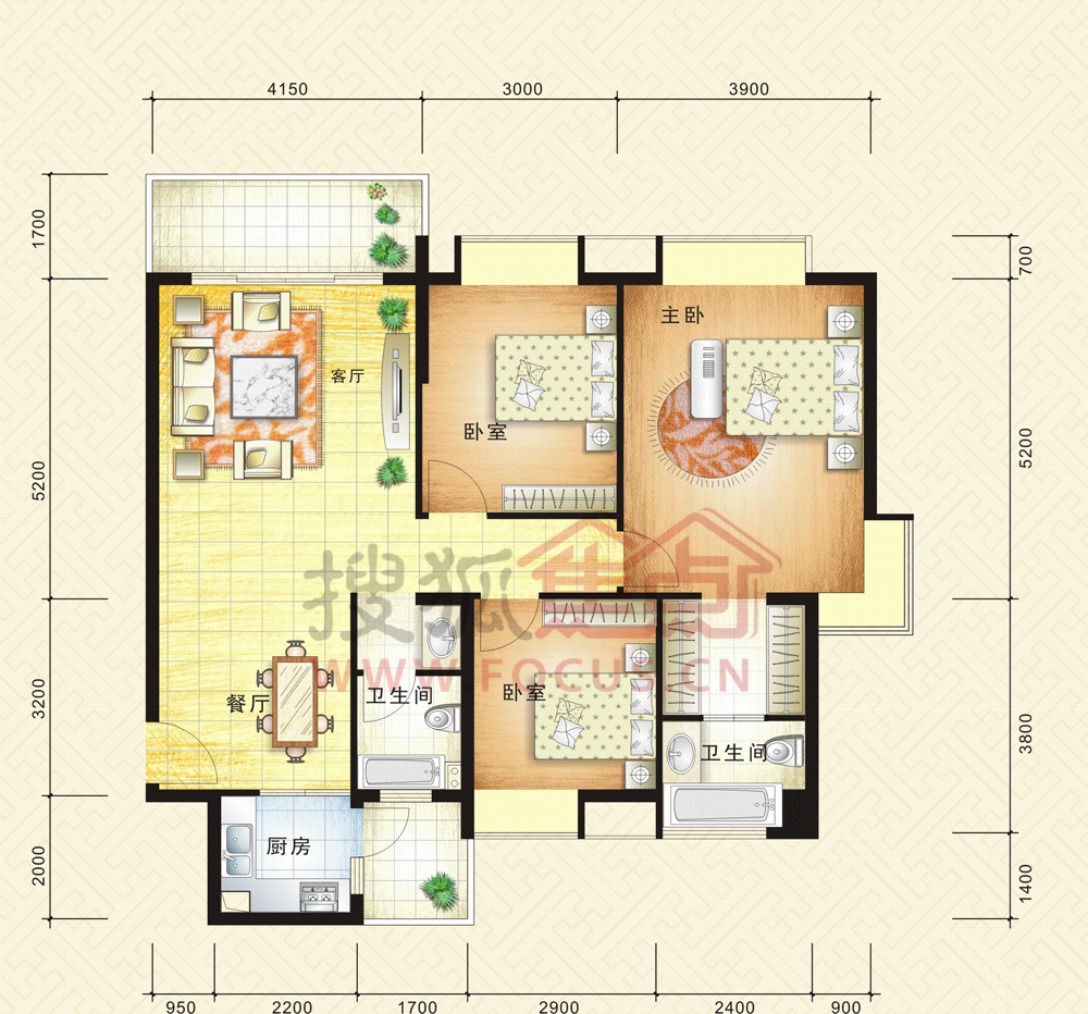 江上御都7#b1_江上御都户型图-桂林搜狐焦点网