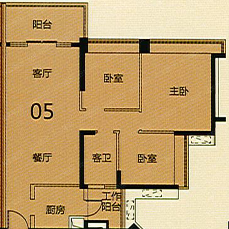 御华园21栋05_御华园户型图-广州搜狐焦点网