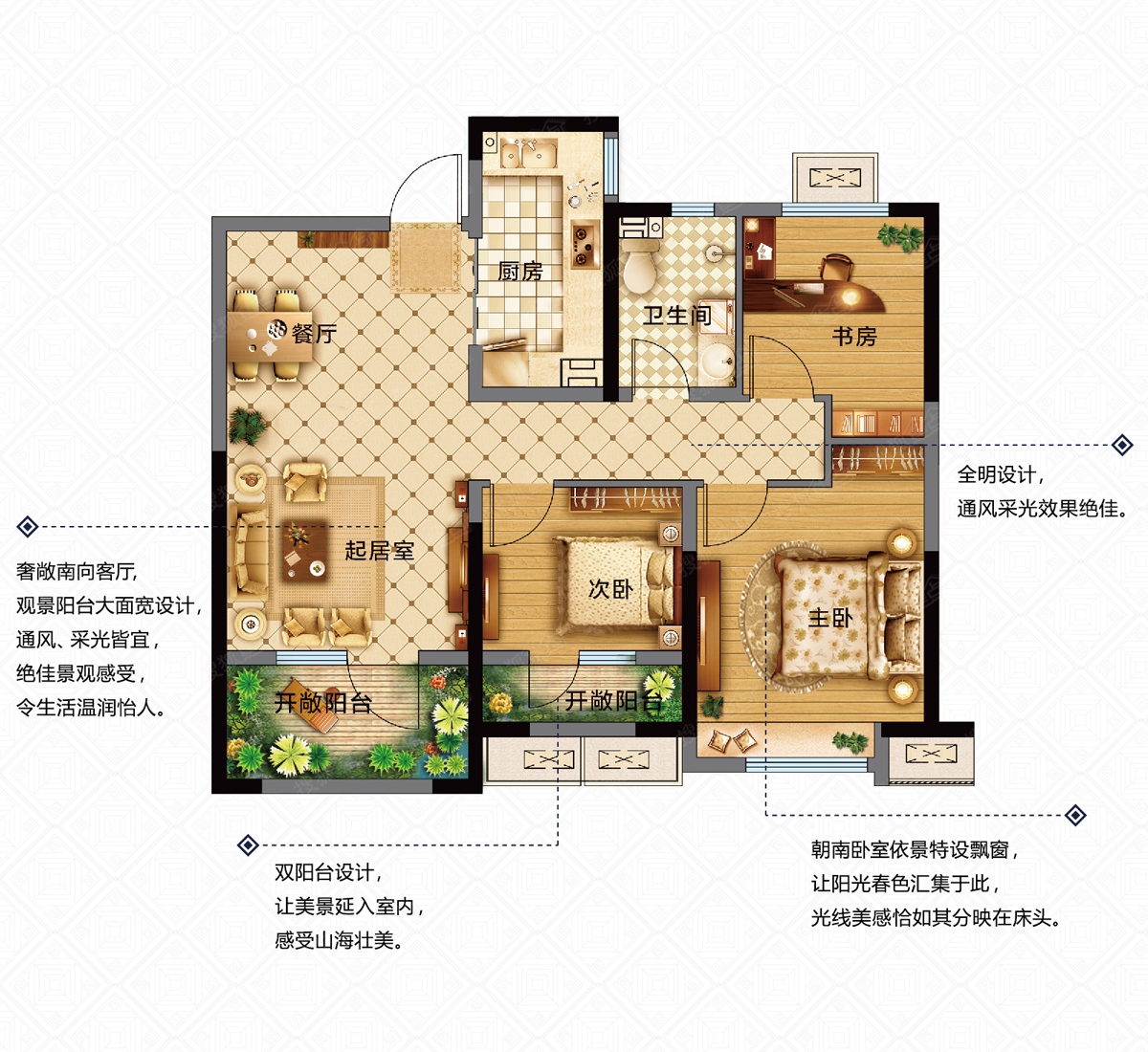 凭海临风三期b_凭海临风户型图-青岛搜狐焦点网