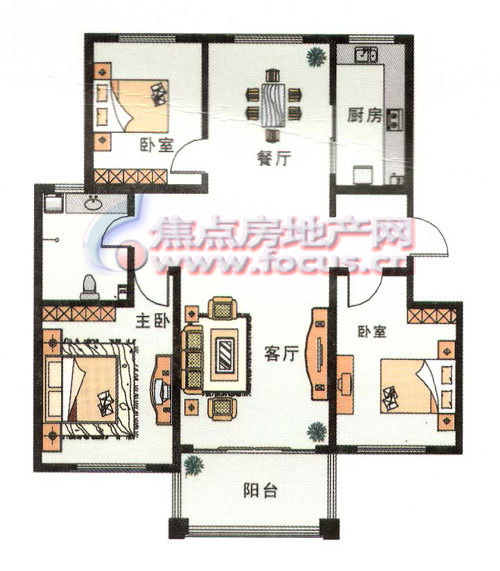 外海蝶泉山庄 户型图片