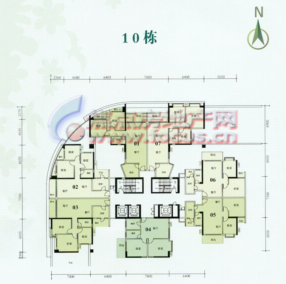 翠城花园四层10栋平面_翠城花园户型图-广州搜狐焦点网