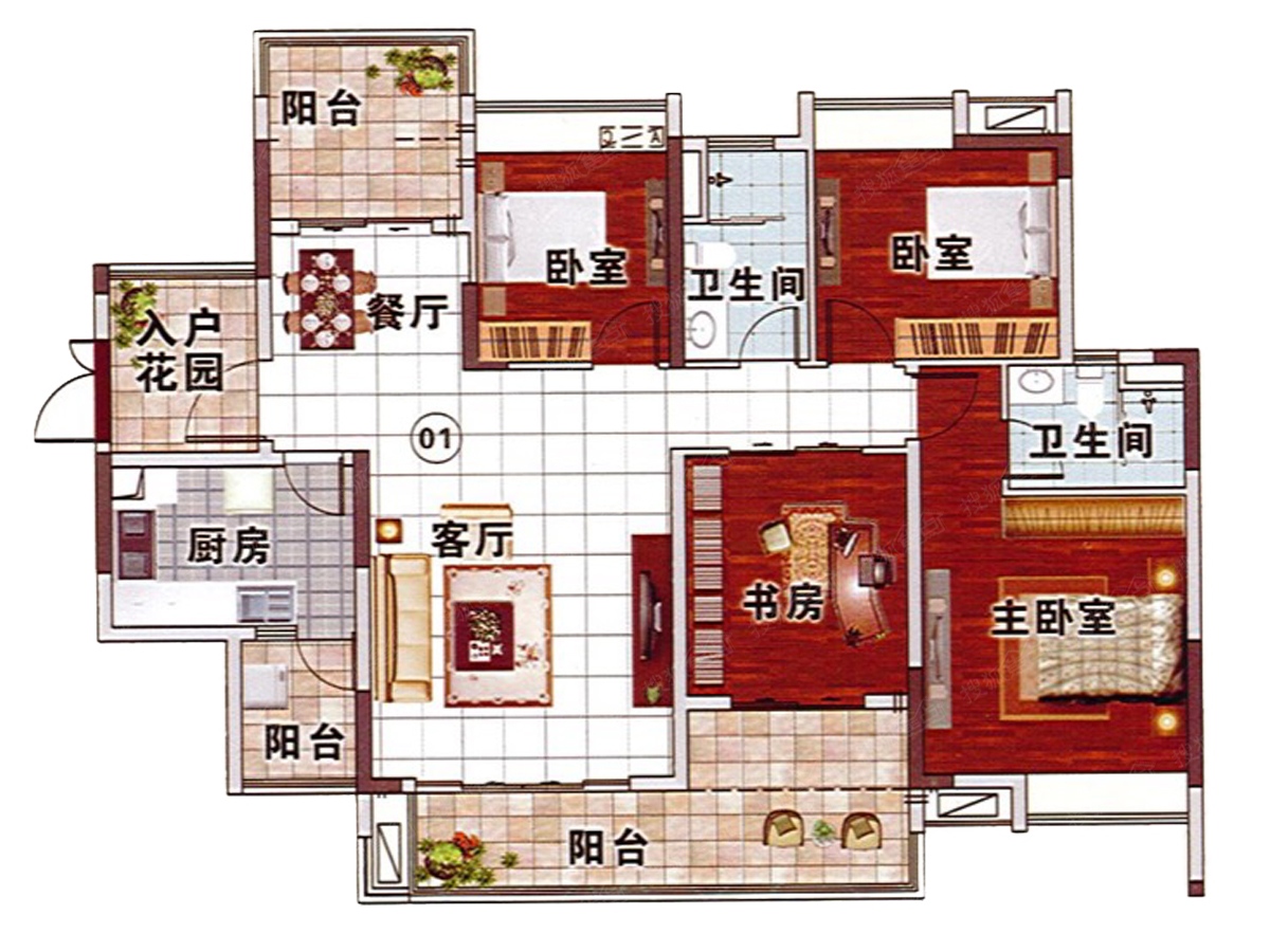 科城山庄c18栋01_科城山庄户型图-广州搜狐焦点网