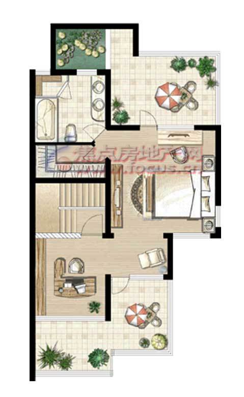 三友星墅双拼别墅f三层2