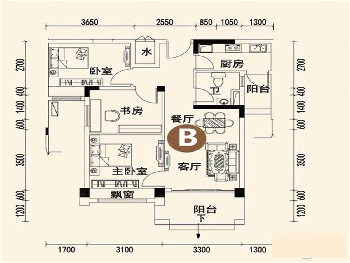 碧桂园中铁天麓1号y051b户型_碧桂园中铁天麓1号户型图-贵阳搜狐焦点