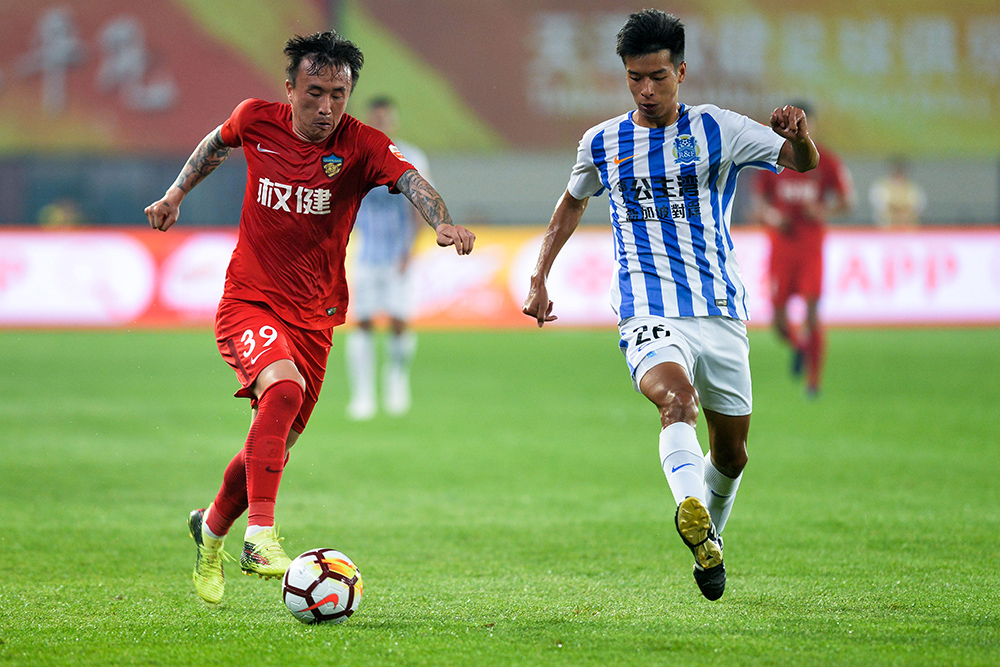 中超第12轮天津权健主场21胜广州富力