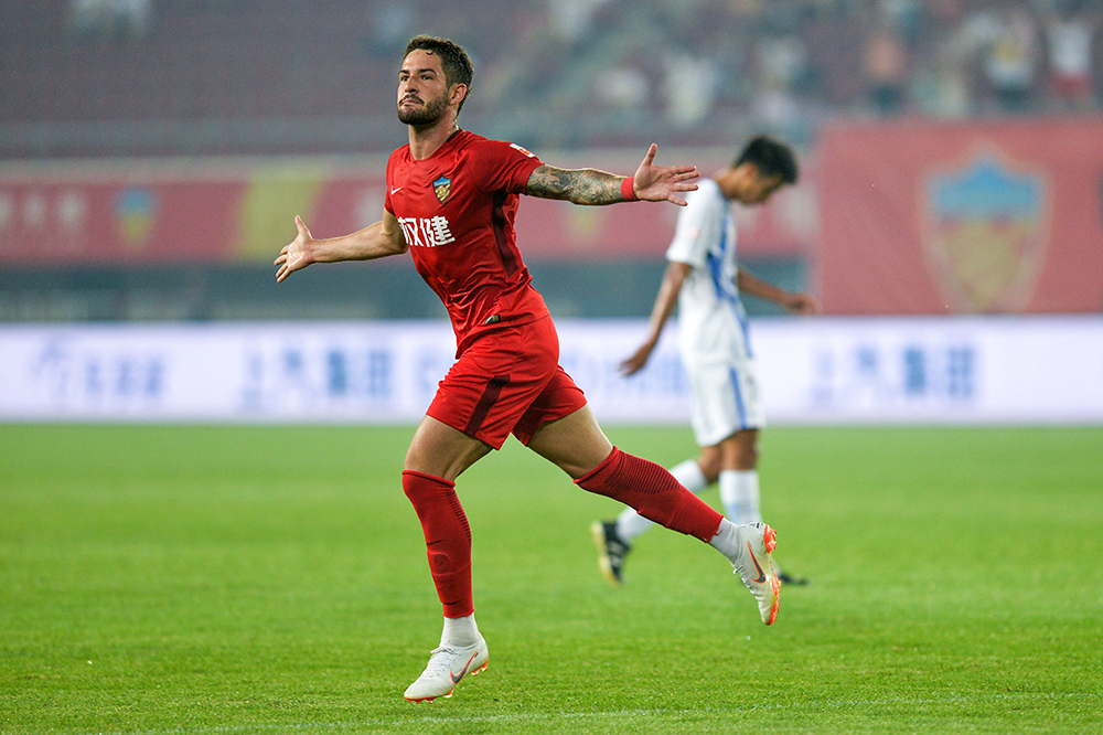 中超第12轮天津权健主场21胜广州富力